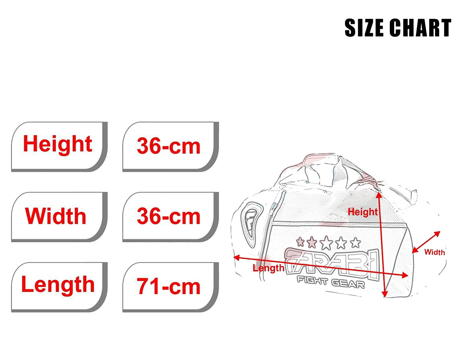 Farabi Gym Fitness Workout Gear Bag, MMA, Boxing Gear Bag, Kit Bag Back Pack Farabi Sports