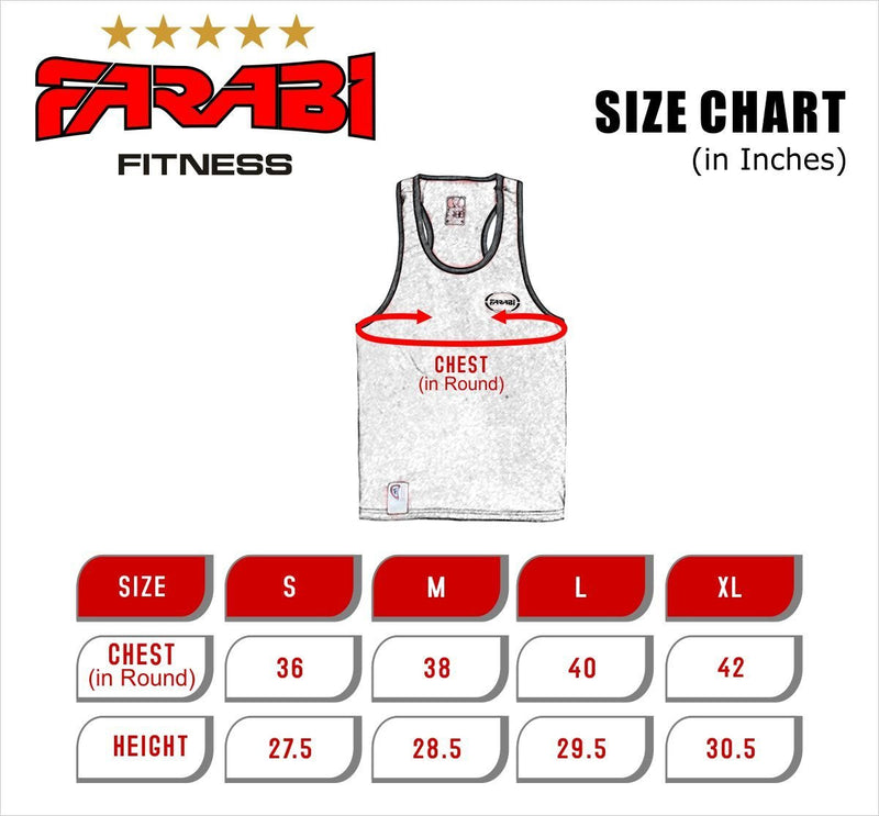 Farabi men's sleeveless gym vest running, athletic, fitness & bodybuilding Farabi Sports