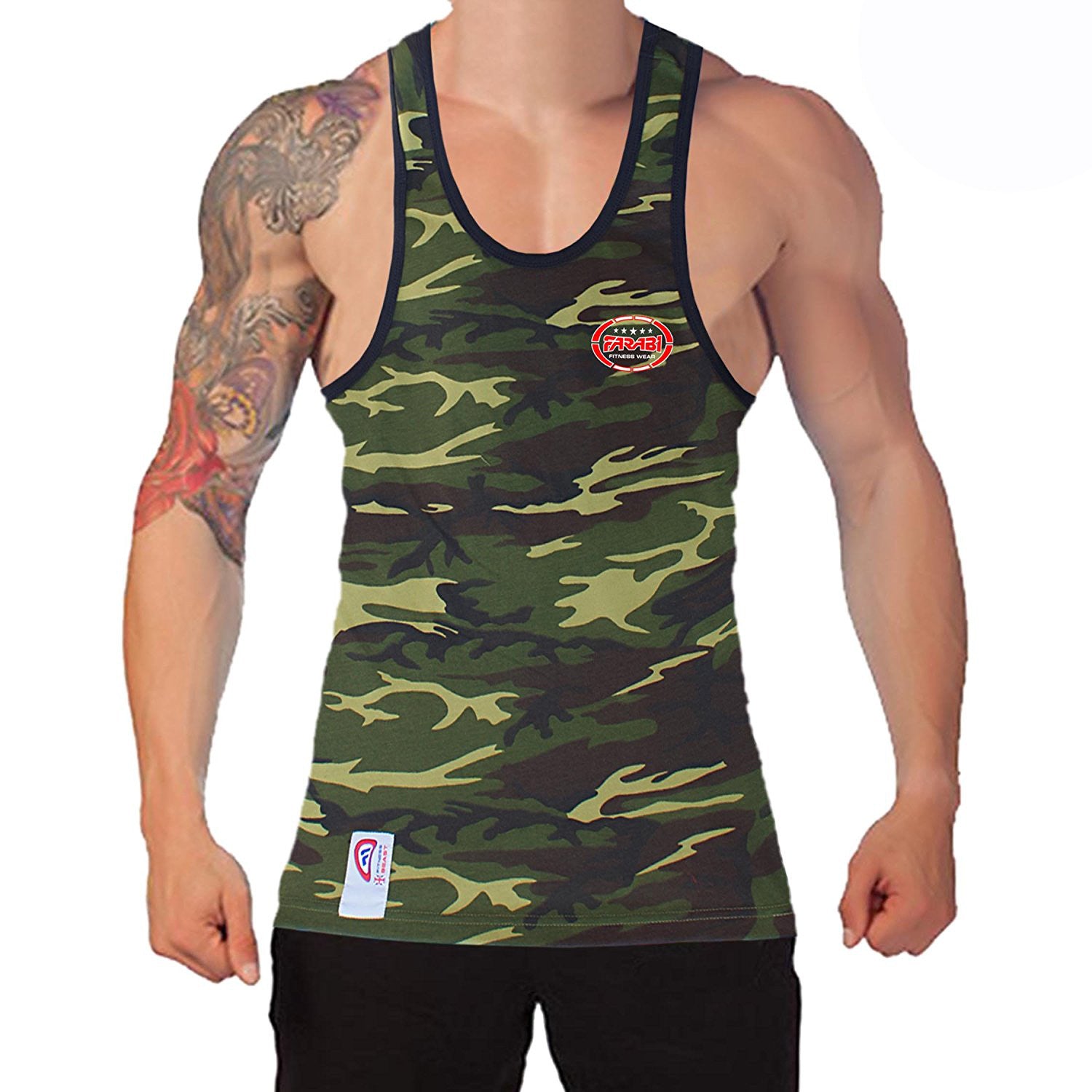 Farabi men's sleeveless gym vest running, athletic, fitness & bodybuilding Farabi Sports