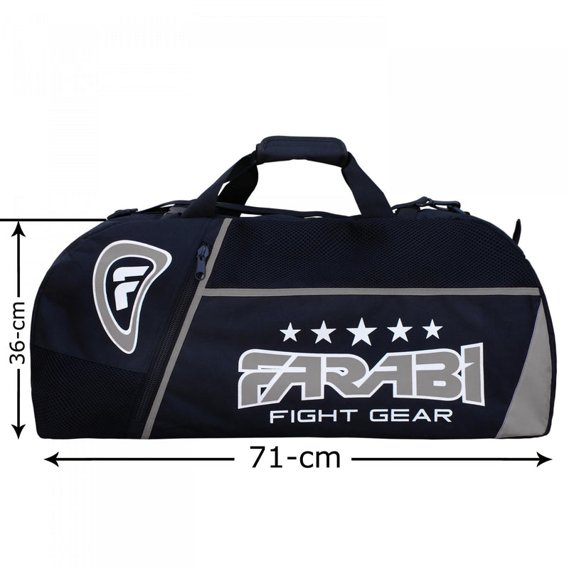 Farabi Gym Fitness Workout Gear Bag, MMA, Boxing Gear Bag, Kit Bag Back Pack Farabi Sports