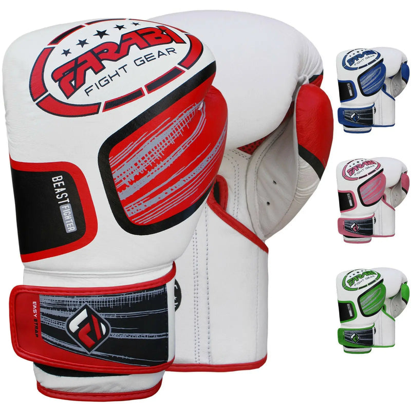 Farabi Leather Boxing Gloves