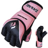 Farabi Sports MMA gloves with a stylish pink and black design, featuring durability and style for training and competition.