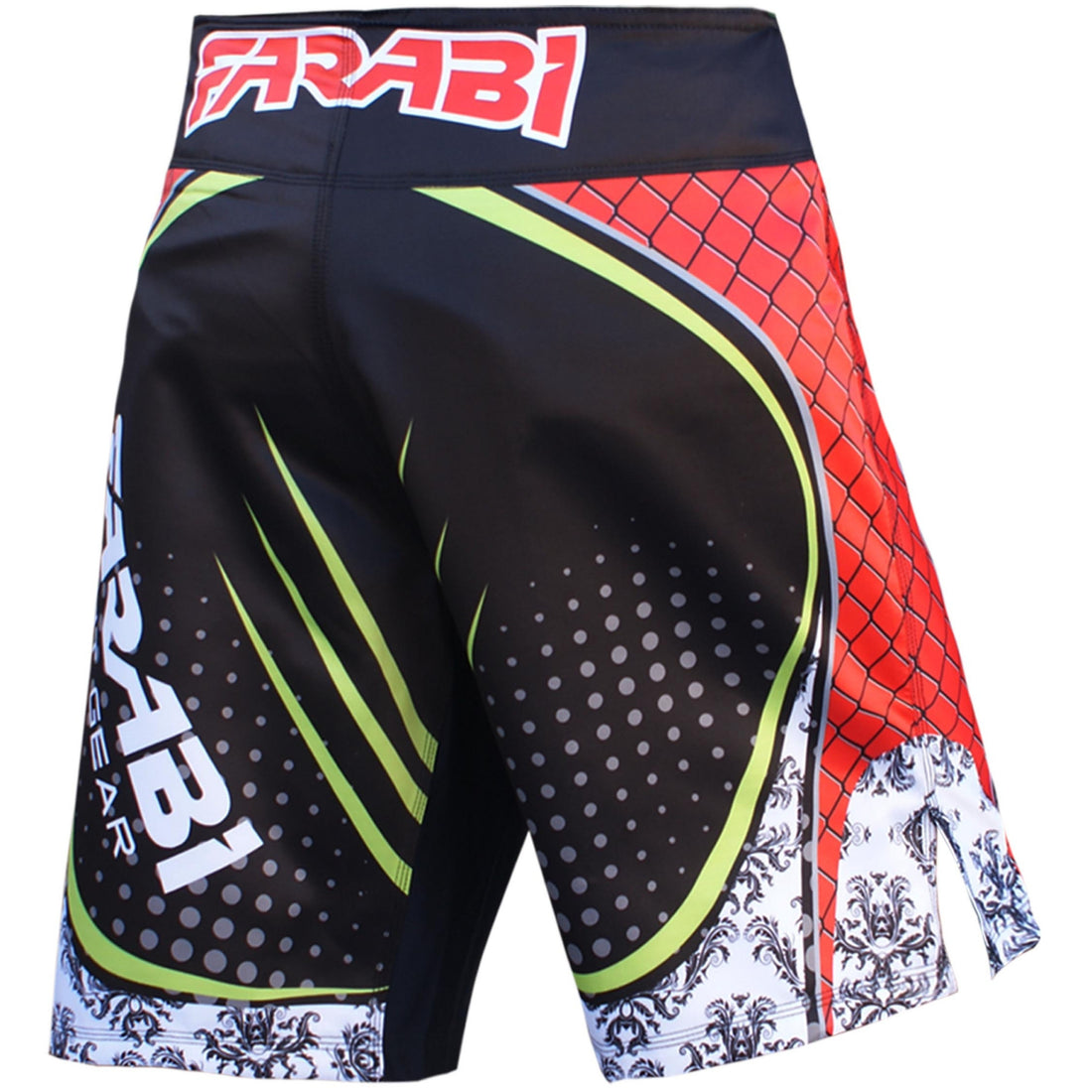 Farabi F2W MMA board short, Kick boxing, cage fighting grappling short Farabi Sports