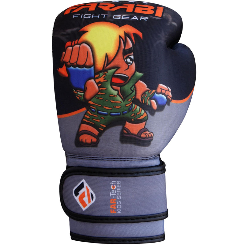 Farabi Retro Kids Boxing Gloves Junior Warrior Series Training Bag Pads Workout Farabi Sports