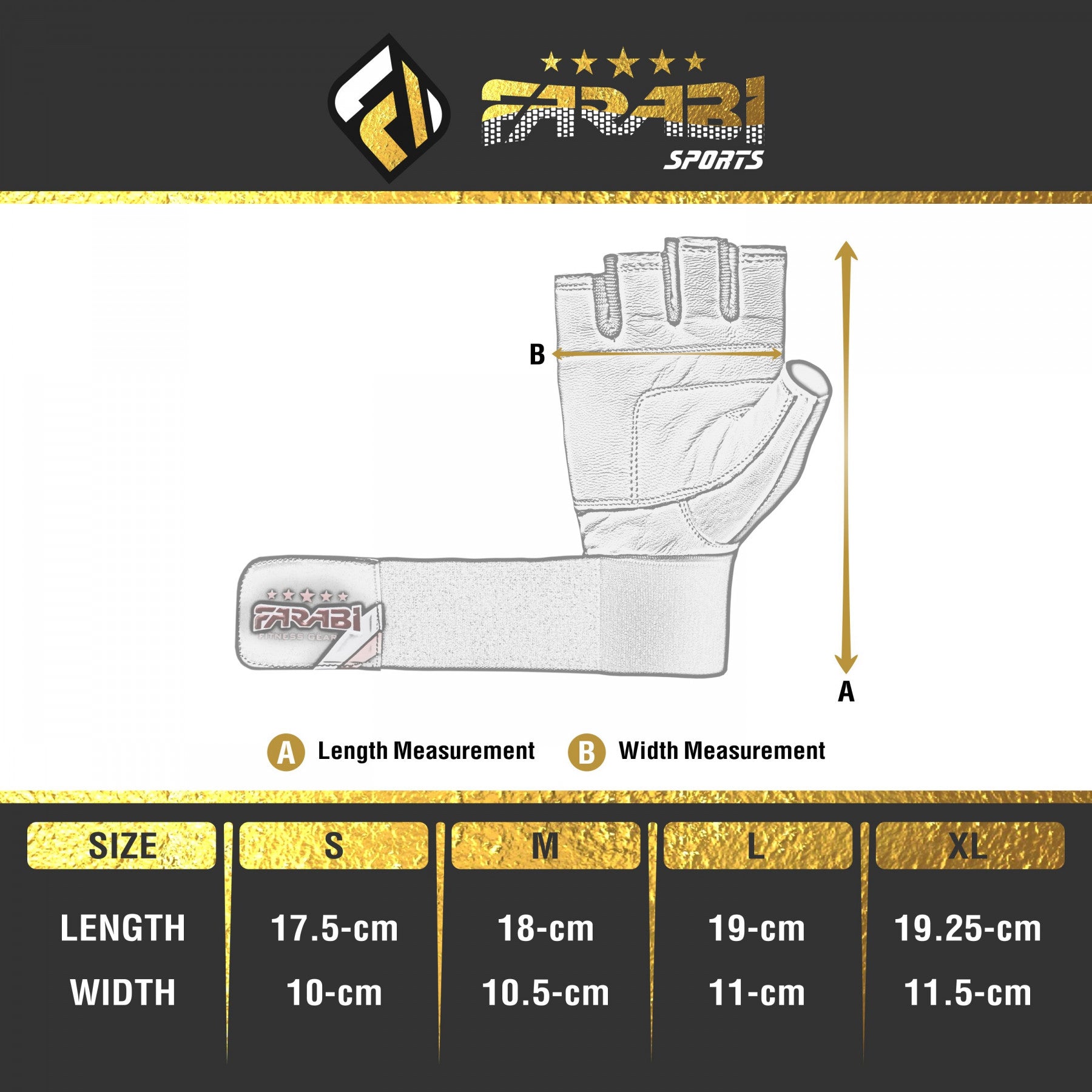 Farabi Weight Lifting Gym Training Fitness Genuine Leather Gloves Farabi Sports