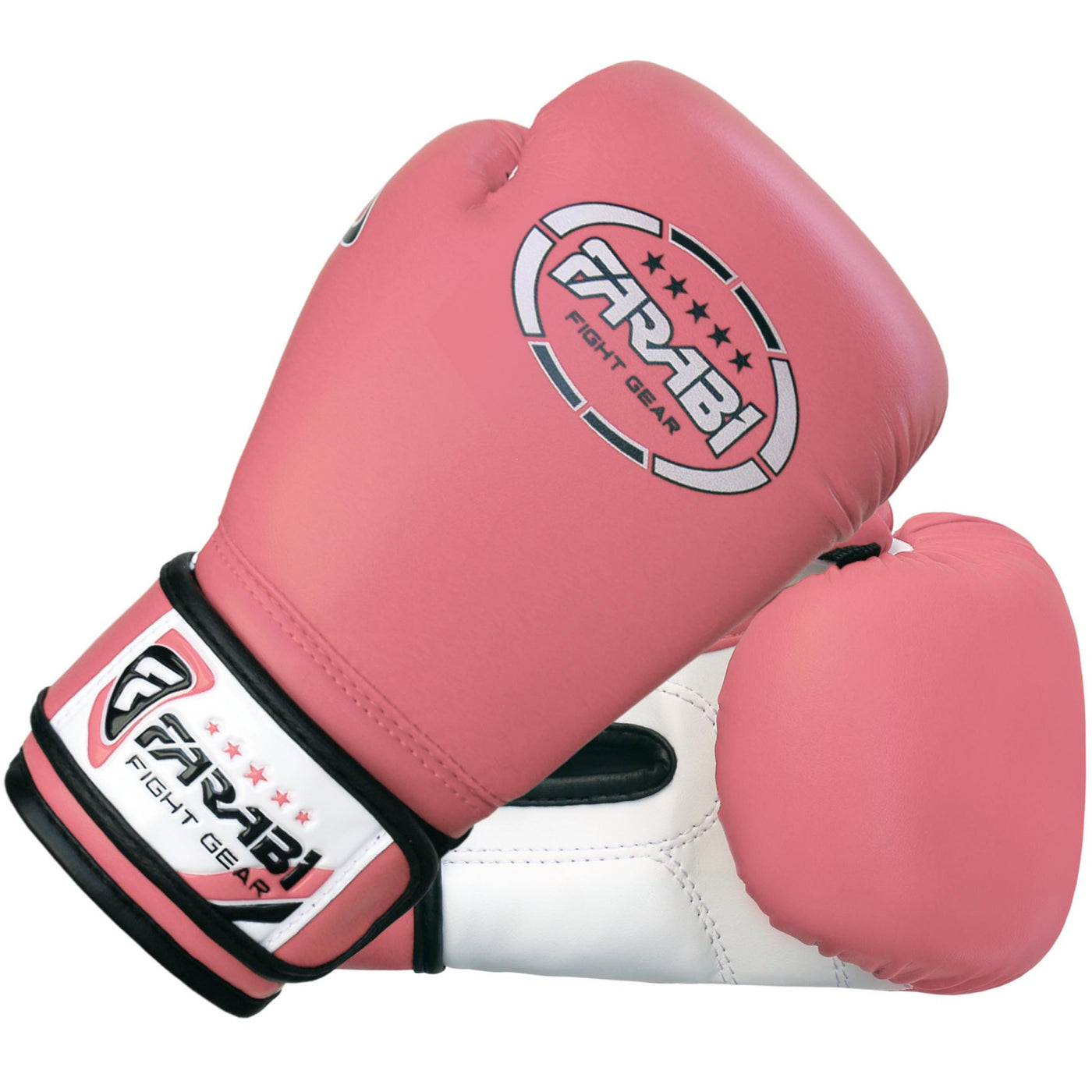 Farabi Pink Boxing Gloves Kickboxing Sparring Bag Training MMA 6-oz 8-oz Pair Farabi Sports