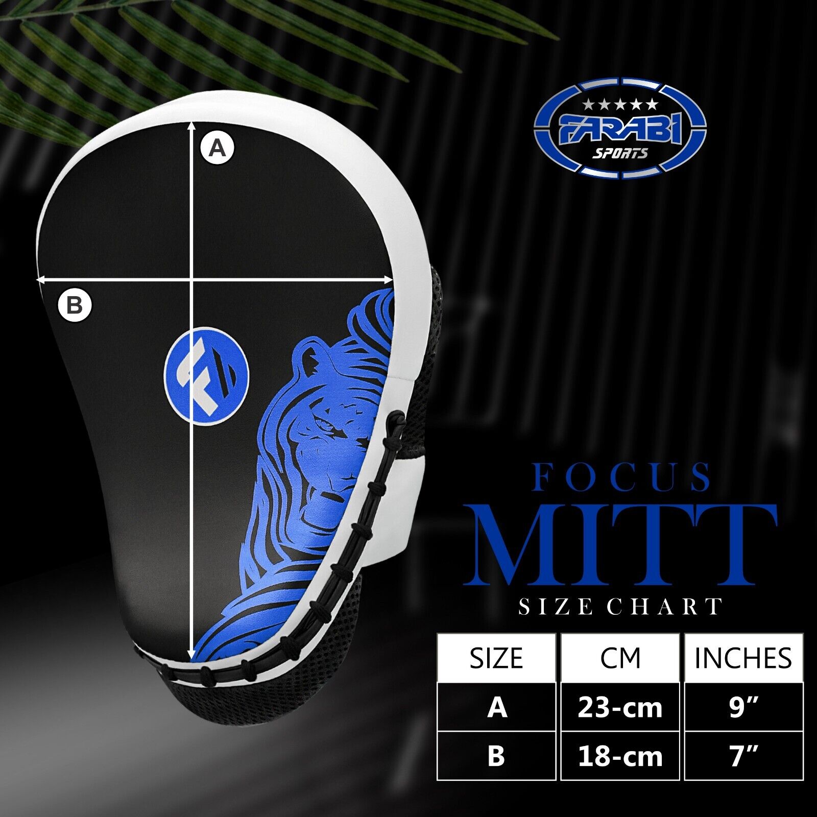 Farabi Sports Boxing Focus Pads Hook and Jab Kick MMA Focus Mitts Training Punching Gloves Curved Pair, Sparring Mitts and Pads, Karate Focus Pads Farabi Sports