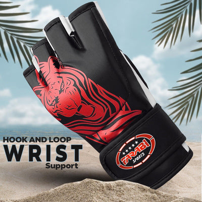 MMA Gloves Grappling Boxing Punch Bag Fight Muay Thai Training All Sizes Farabi Farabi Sports