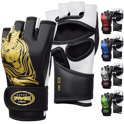 MMA Gloves Grappling Boxing Punch Bag Fight Muay Thai Training All Sizes Farabi Farabi Sports