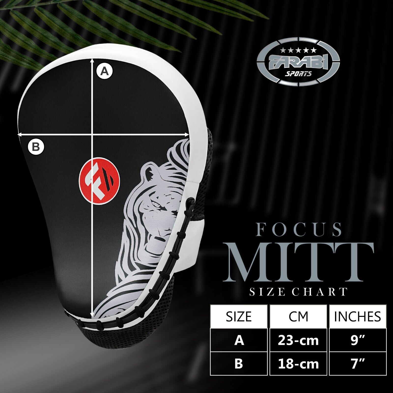 Farabi Sports Boxing Focus Pads Hook and Jab Kick MMA Focus Mitts Training Punching Gloves Curved Pair, Sparring Mitts and Pads, Karate Focus Pads Farabi Sports