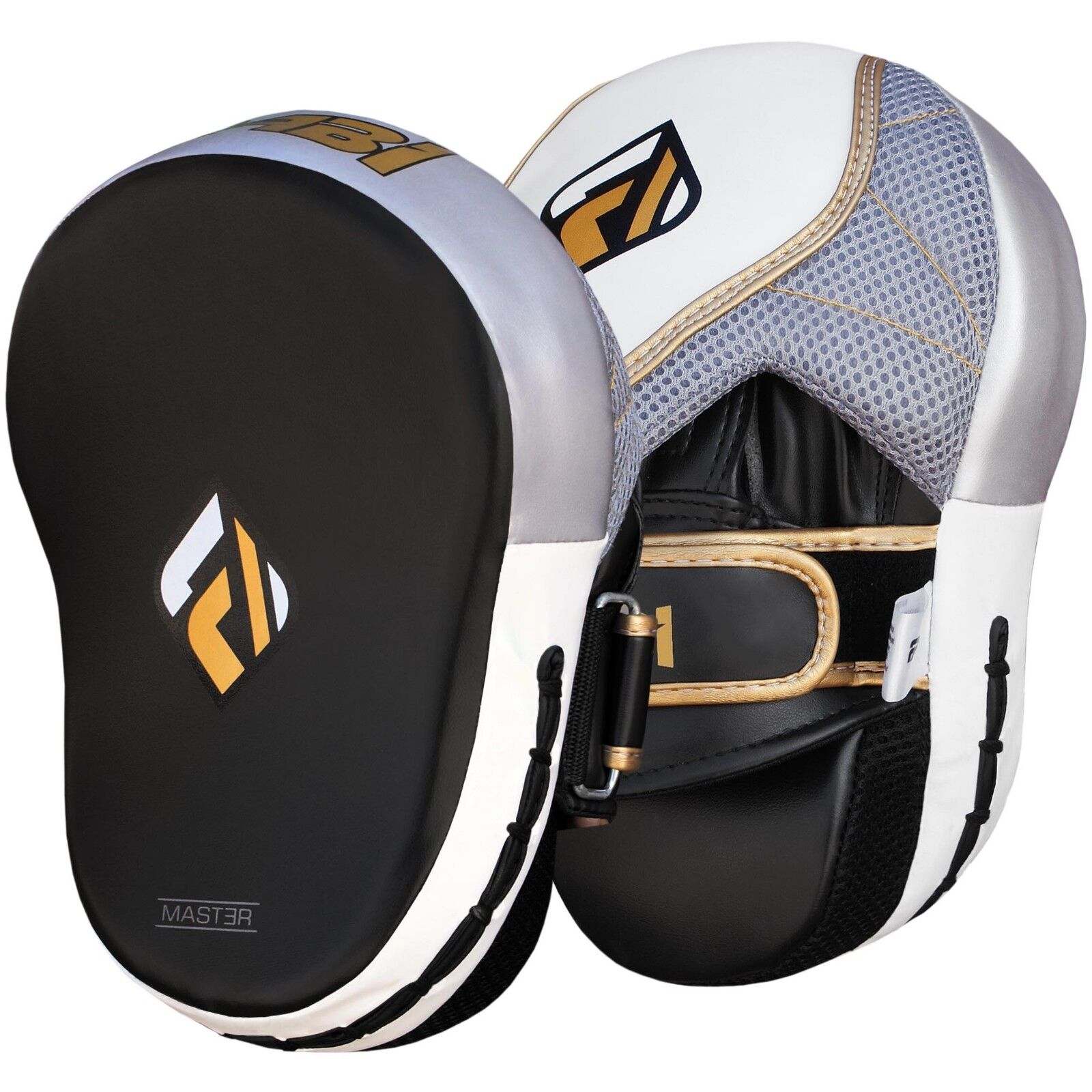 Farabi Curved Focus Pads, Hook & Jab Mitts, Boxing Training Pads Farabi Sports