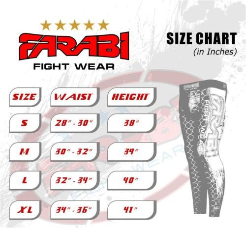Farabi Compression Trouser MMA Base Layer Fitness Tight Skin Sports Pants Farabi Sports
