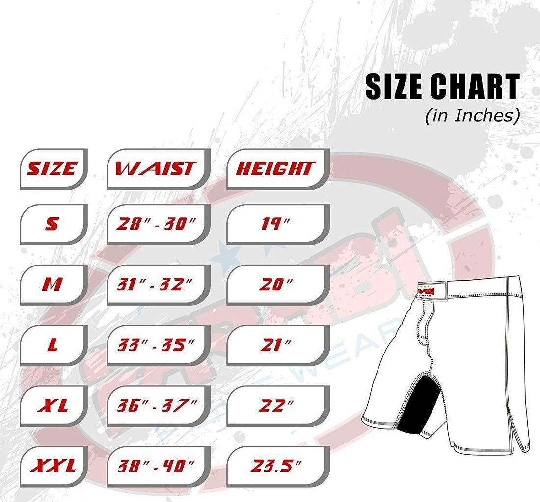 MMA Shorts Cage Fight Grappling Kick Boxing Muay Thai Training Wear Farabi Sports
