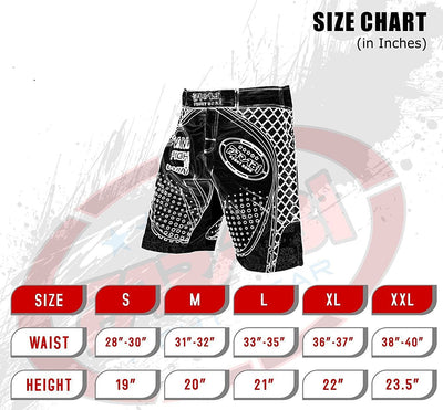 Farabi F2W MMA board short, Kick boxing, cage fighting grappling short Farabi Sports