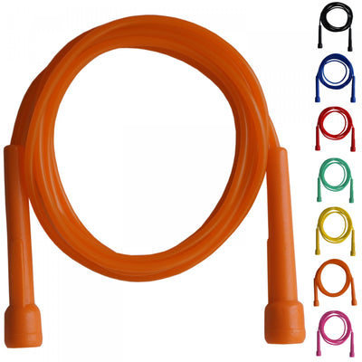 Skipping Rope Adult 9 foot Long Nylon Plastic Handles Gym Fitness Training Farabi Sports