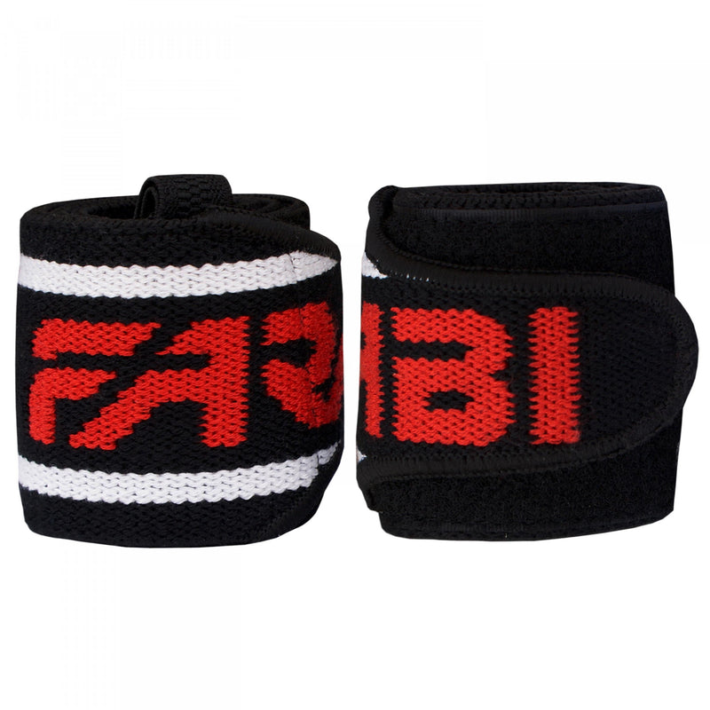 Farabi Wrist Support Wraps Straps Gym Bar Fitness Exercise Dead Lifting Pair Farabi Sports