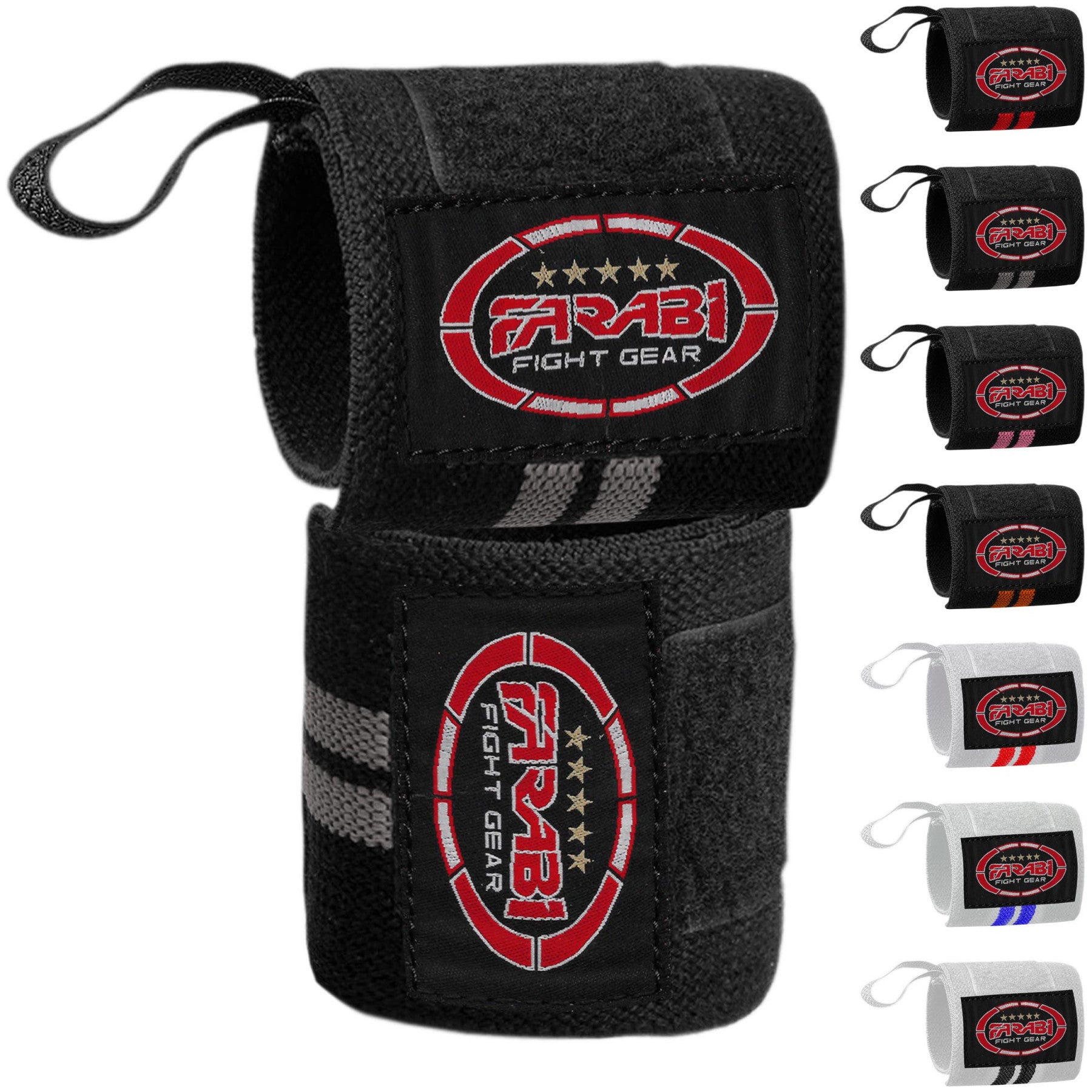 Farabi Ny3 Wrist Support Range Weight Lifting Gym Bar Training Heavy Lift Straps Farabi Sports