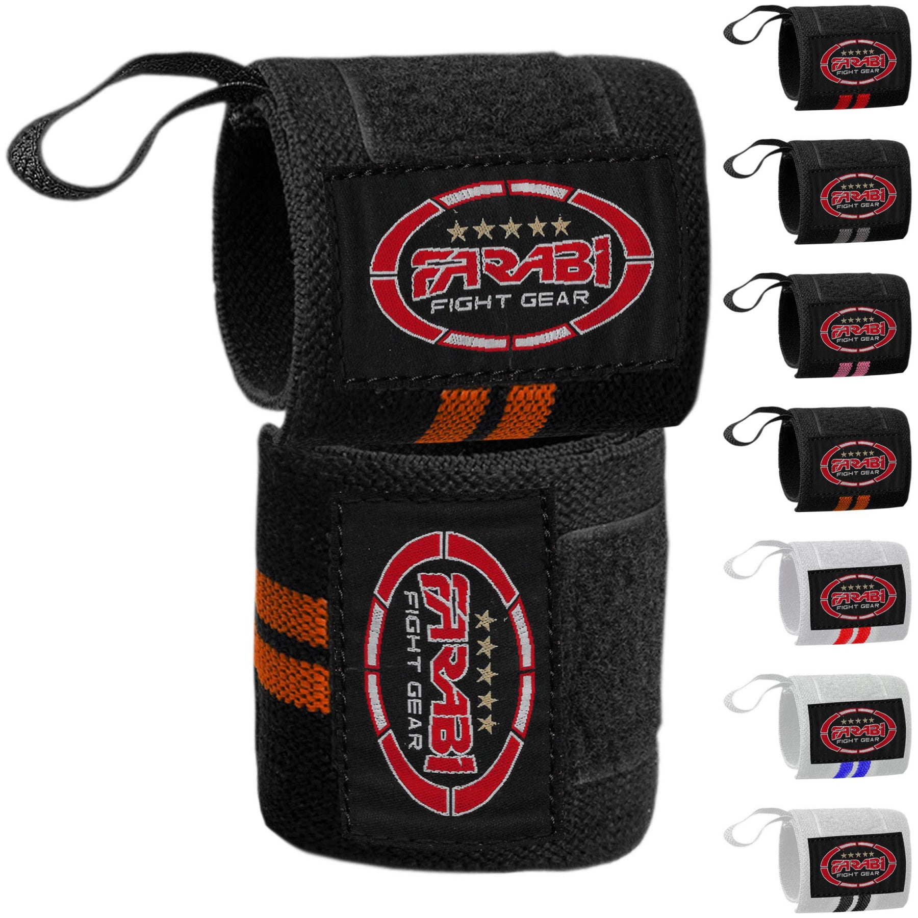 Farabi Ny3 Wrist Support Range Weight Lifting Gym Bar Training Heavy Lift Straps Farabi Sports