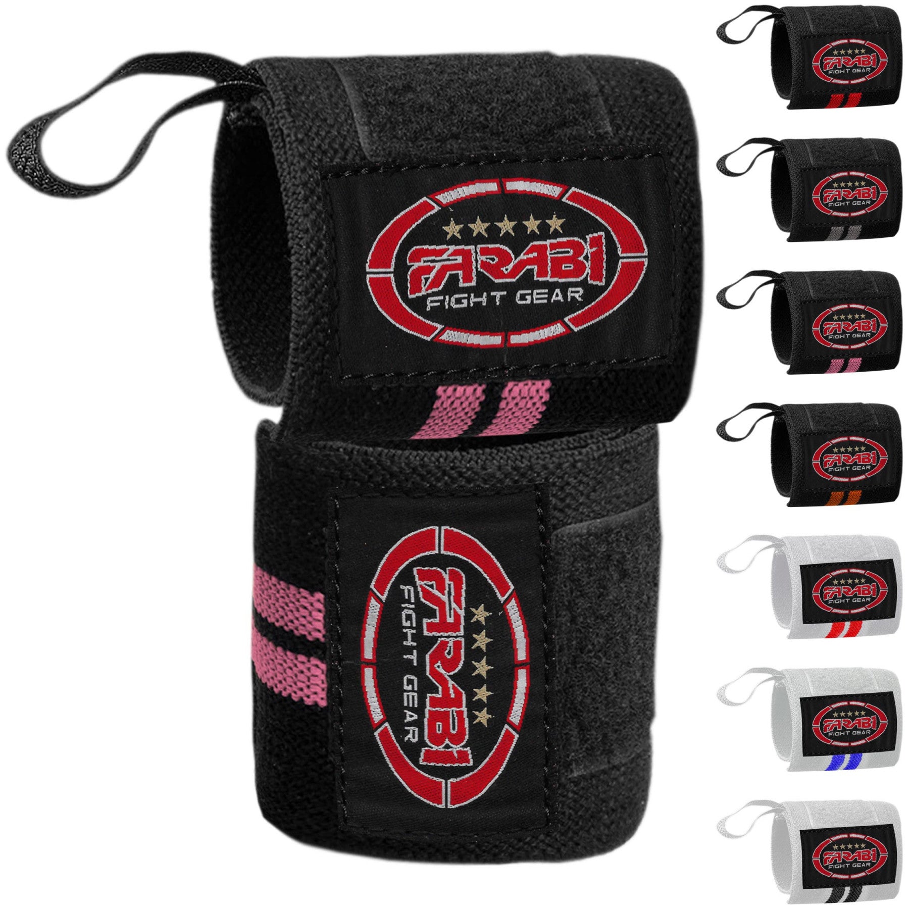Farabi Ny3 Wrist Support Range Weight Lifting Gym Bar Training Heavy Lift Straps Farabi Sports