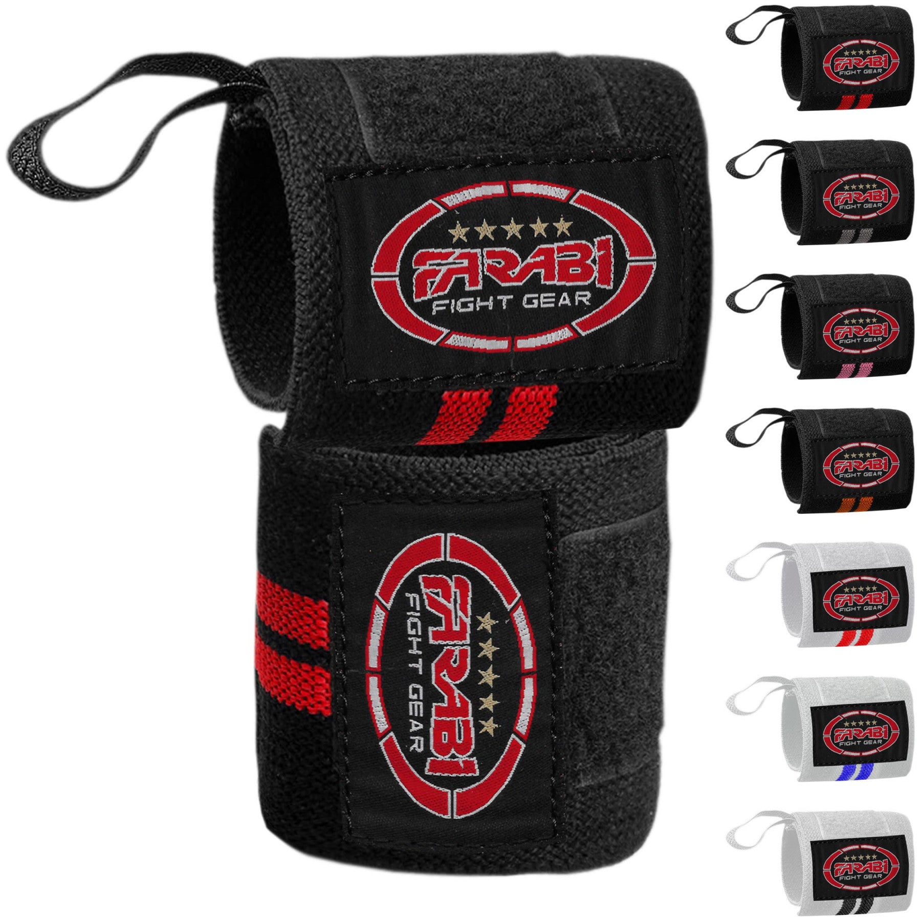 Farabi Ny3 Wrist Support Range Weight Lifting Gym Bar Training Heavy Lift Straps Farabi Sports