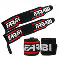 Farabi Wrist Support Wraps Straps Gym Bar Fitness Exercise Dead Lifting Pair Farabi Sports