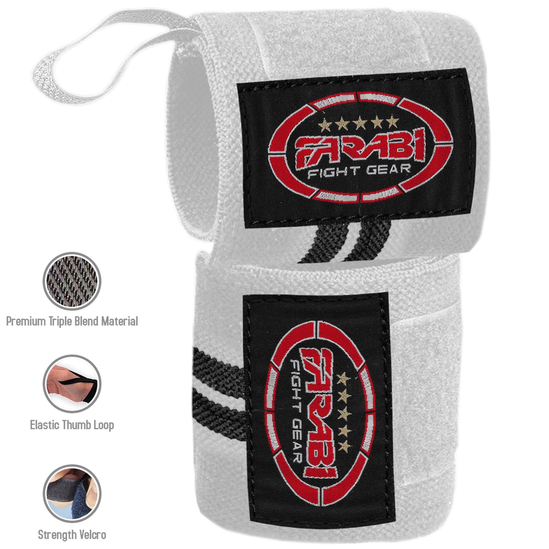 Farabi Ny3 Wrist Support Range Weight Lifting Gym Bar Training Heavy Lift Straps Farabi Sports