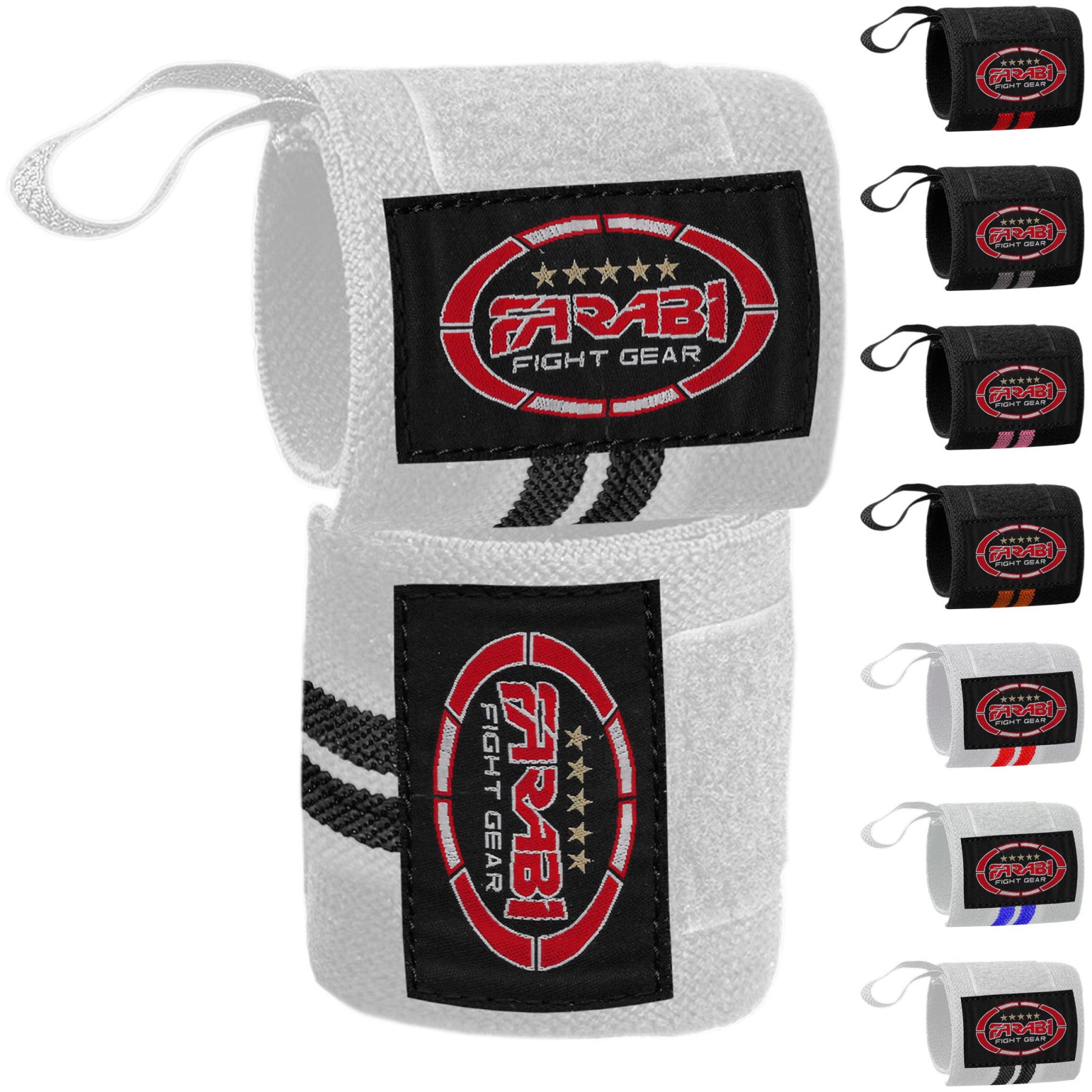 Farabi Ny3 Wrist Support Range Weight Lifting Gym Bar Training Heavy Lift Straps Farabi Sports