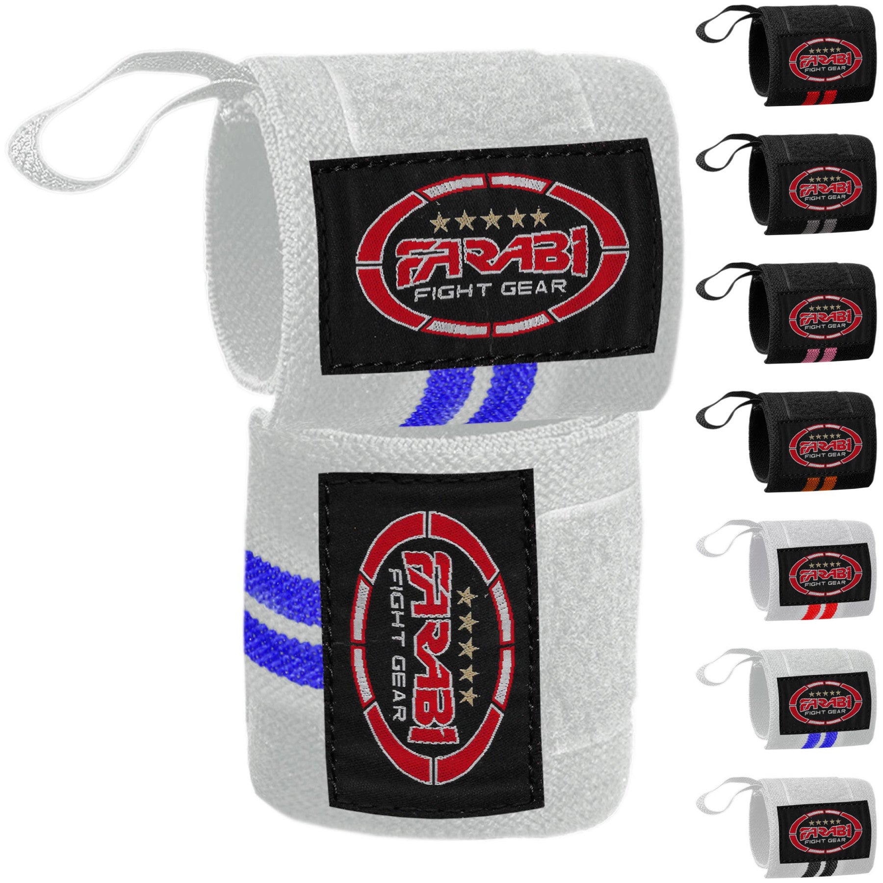 Farabi Ny3 Wrist Support Range Weight Lifting Gym Bar Training Heavy Lift Straps Farabi Sports
