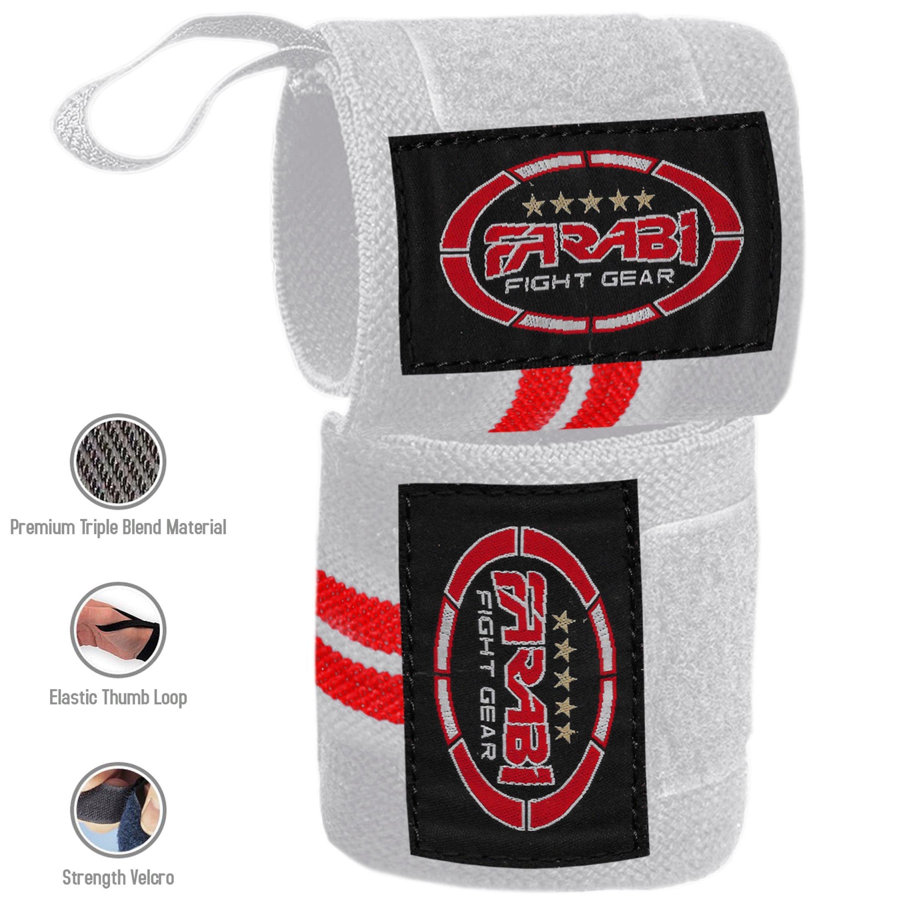 Farabi Ny3 Wrist Support Range Weight Lifting Gym Bar Training Heavy Lift Straps Farabi Sports