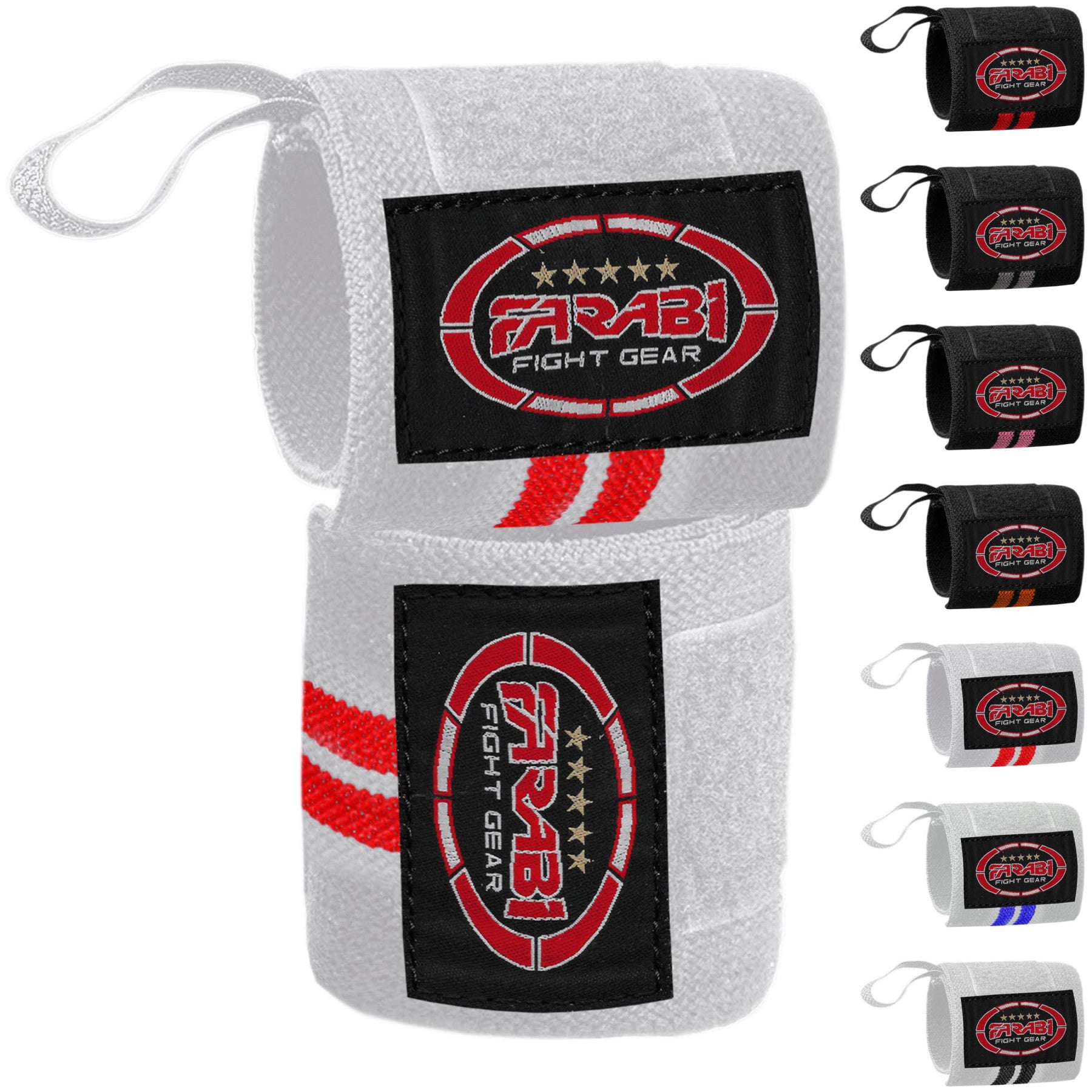 Farabi Ny3 Wrist Support Range Weight Lifting Gym Bar Training Heavy Lift Straps Farabi Sports