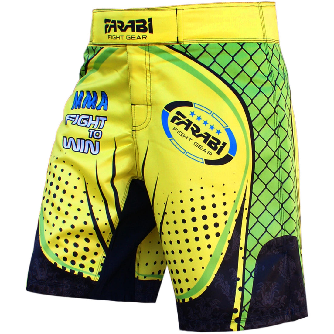 Farabi F2W MMA board short, Kick boxing, cage fighting grappling short Farabi Sports