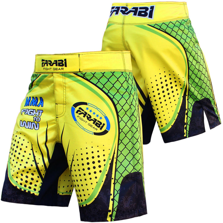Farabi F2W MMA board short, Kick boxing, cage fighting grappling short Farabi Sports